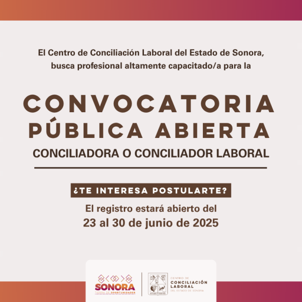 Convocatoria Pública Abierta Conciliadores